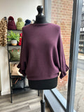 Batwing Frill Sleeve Knit Jumper
