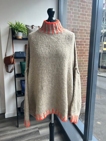 Oversize Slouchy Knit - Oatmeal