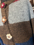 Wool Blend Daisy Cardigan