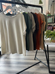 Short Sleeve Sweatshirt Jersey Top