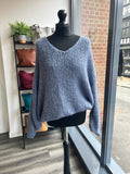 Slouchy V Neck Knit