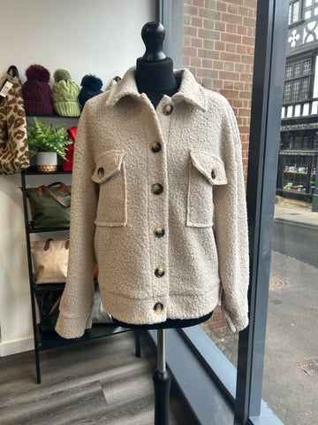 Boucle Jacket - Stone