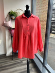 Oversize Cotton Smock Top