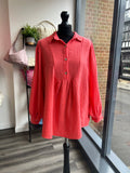 Oversize Cotton Smock Top