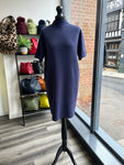Heavy Knit Dress - Navy