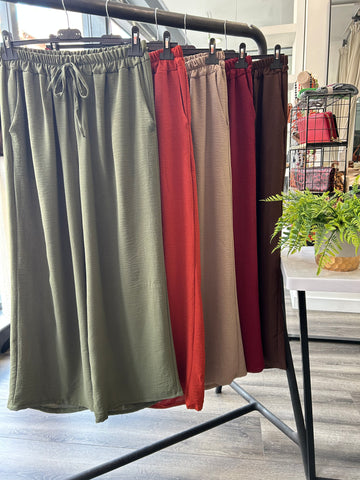 Wide Leg Trousers