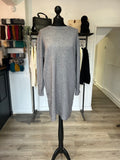 Sweatshirt Knit Dress - Grey