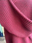 Chunky Cable Knit - Berry