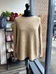 Wool Blend Blanket Stitch Knit Jumper