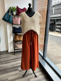 Needlecord Wide Leg Trousers