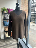 V Neck Thin Knit