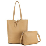 2in1 Slouchy Tote Bag - Caramel