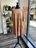 Sweatshirt Needlecord Dress