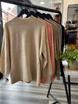 Supersoft High Neck Boxy Knit