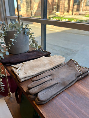 Faux Suede Gloves