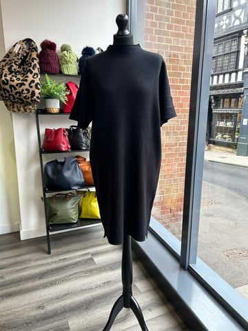 Heavy Knit Dress - Black