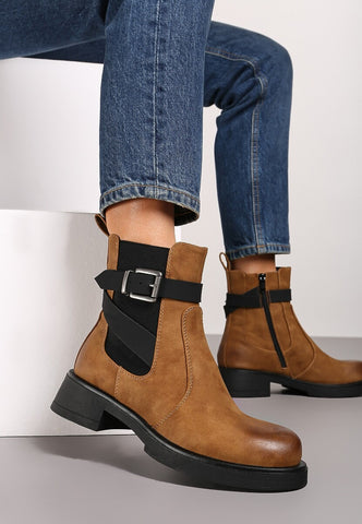 Chunky Chelsea Boots - Tan