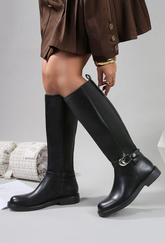 Knee High Boots - Black