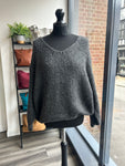 Slouchy V Neck Knit