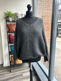 Slouchy V Neck Knit