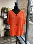 V Neck Cotton Knit Cardigan