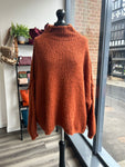 Oversize Slouchy Jumper - Burnt Orange