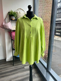 Oversize Cotton Smock Top