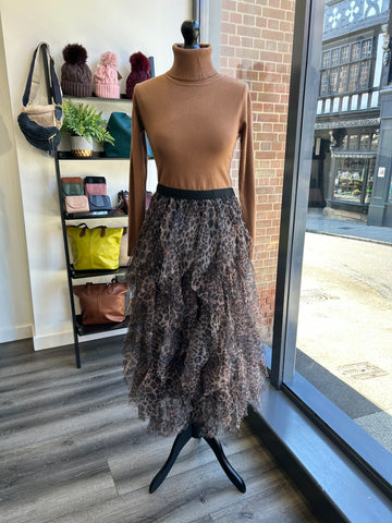 Tulle Skirt - Animal Print