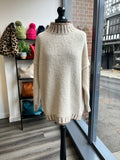 Oversize Longline Blanket Knit Jumper