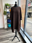 Oversize Needlecord Dress - Chocolate