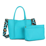 2in1 Cross/Hand Bag - Turquoise