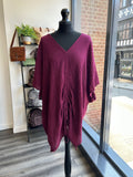 Longline Ruched Crinkle Top