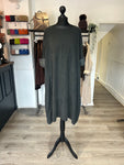 Needlecord Midi Smock Dress - Charcoal