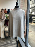 Oversize High Neck Thin Knit