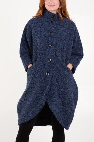 Cocoon Jacket - Navy