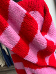 Slouchy Knit - Red/Pink