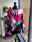 Abstract Sweatshirt Knit