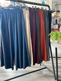 Needlecord Wide Leg Trousers
