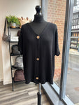 V Neck Cotton Knit Cardigan