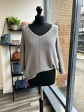 Supersoft Short Batwing Waffle Knit