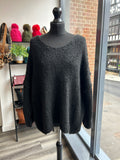 Slouchy V Neck Knit Jumper