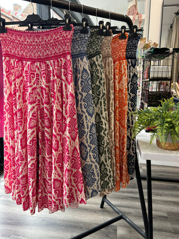 Shirred Waist Culottes