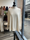 Oversize High Neck Thin Knit