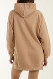 Sweatshirt Hoodie Co-Ord Set - Caramel