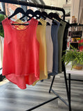 Sack Linen Crochet Top