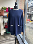 2 Pocket Sweatshirt Knit Jumper