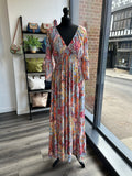 V Neck Maxi Dress