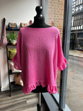 Sack Linen Frill Top