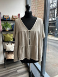 Sack Linen Smock Top