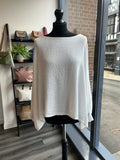 Sack Linen Cuffed Top